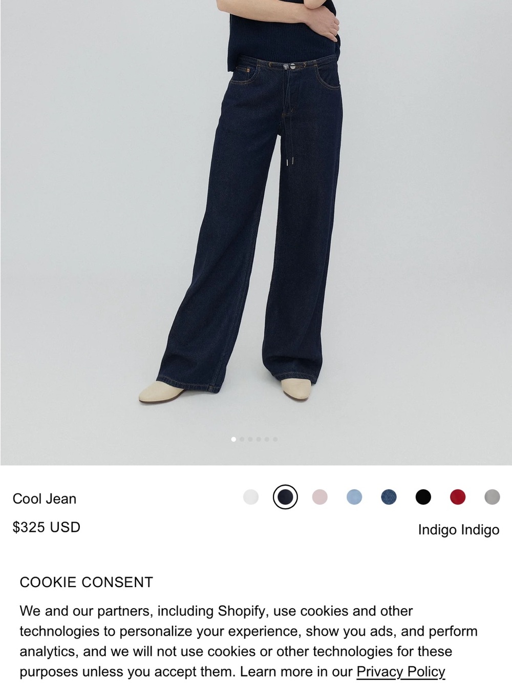 Still Here Cool Jean Wide-Leg Jeans in Indigo
